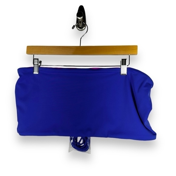 4 for $40 SALE! Fabletics Multi-Wear Bandeau Swim Top, Royal/Pink, Size 3X - Picture 11 of 12